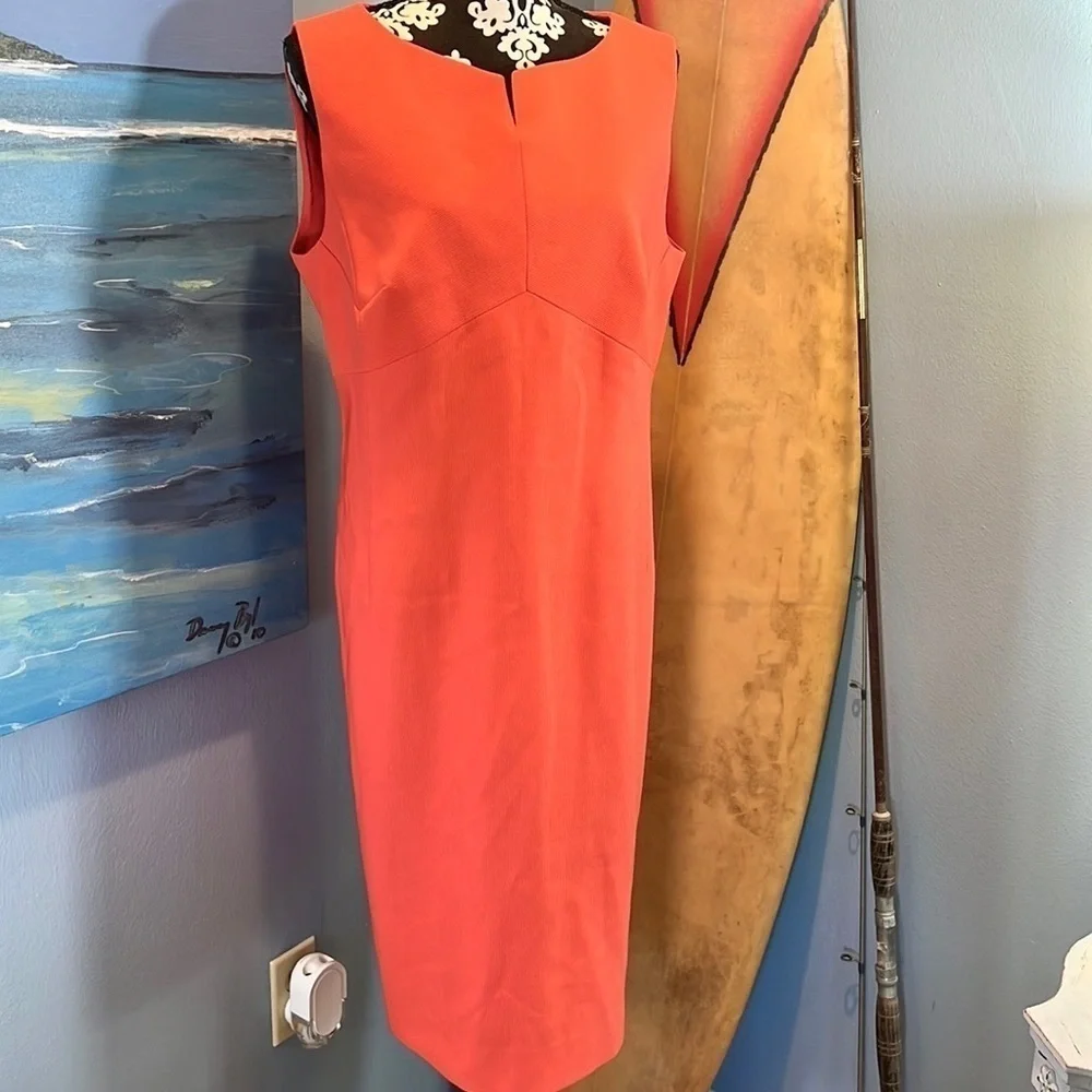 Louis Feraud,Stunning Coral 💯 Virgin Wool,Completely Lined & Sinfully Soft,EUC
